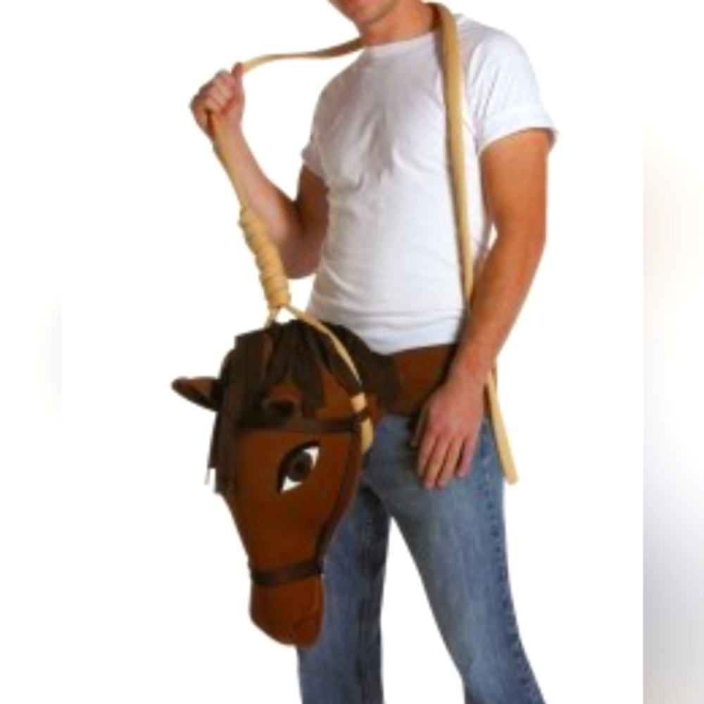 Horse Head Costume with Belt and Noose